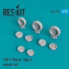 1/72 F4D-1 Skyray Type 2 wheels