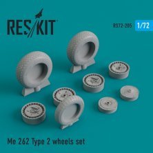 1/72 Messerschmitt Me-262A-1/Me-262B-2 Type 2 wheels set