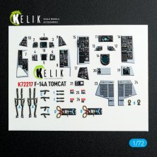 1/72 F-14A Tomcat interior 3D for Hobby Boss