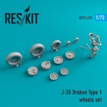1/72 J-35 Draken Type 1 wheels