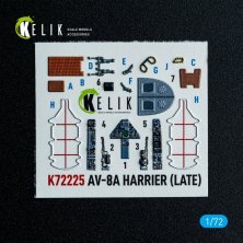 RESKIT 1/72 AV-8A Harrier Interior 3D for Italeri