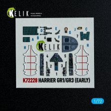 RESKIT 1/72 Harrier GR.1/GR.3 3D Interior Set Italeri