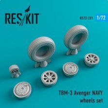 1/72 TBM-3 Avenger NAVY wheels