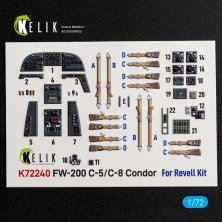 Kelik Int�rieur 3D FW-200 C-5/C-8 1/72 Revell