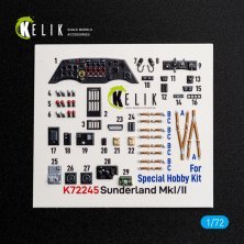 1/72 Sunderlend MkI/II interior 3D SP.HOB.