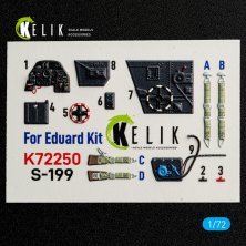 Kelik 1/72 3D-Innenraum S-199 für Eduard Kelik 1/72 3D-Innenraum S-199 für Eduard