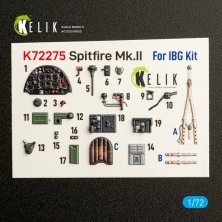 Kelik 1/72 Int�rieur 3D Spitfire Mk.II IBG