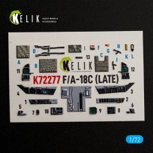 Kelik 1/72 Int�rieur 3D F/A-18C tardif Academy