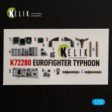 Kelik 1/72 Eurofighter Typhoon Int�rieur 3D Hasegawa