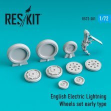 1/72 EE Lightning Wheels set early type