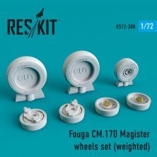 1/72 Fouga CM.170 Magister wheels set