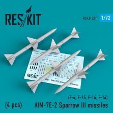 1/72 AIM-7E-2 Sparrow III missiles