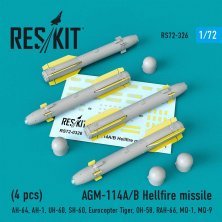 1/72 AGM-114A/B Hellfire missile