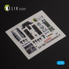 1/72 OA-10A Thunderbolt interior 3D decal for Italeri