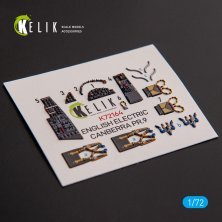 1/72 English Electric Canberra PR.9 interior 3D