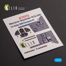 1/72 Morane-Saulnier M.S.406 interior 3D for Hobby 2000