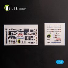 1/72 Ju88 G-6 interior 3D decal for Hasegawa