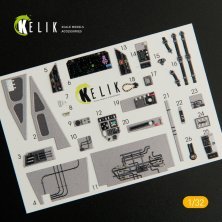 1/32 F-35C Interior 3D Decal