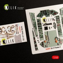 1/48 SU-27 Flanker interior 3D decal