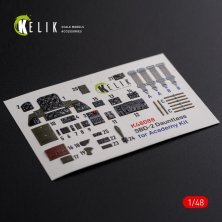 1/48 SBD-2 Dauntless Interior 3D for Academy decal