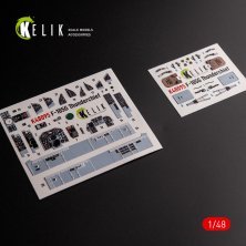 1/48 F-105G Thunderchief interior 3D for Hobby Boss decal