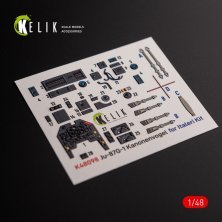 1/48 Ju-87G-1 Kanonenvogel interior 3D for Italeri decal