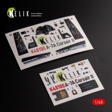 1/48 A-7A Corsair II interior 3D for Hobby Boss decal