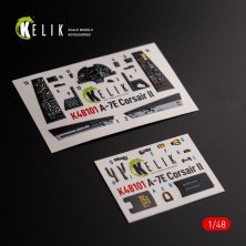 1/48 A-7E Corsair II interior 3D for Hobby Boss decal