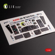 1/48 UH-1N Twin Huey interior 3D ZIMI/Kitty Hawk decal