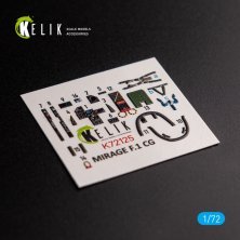 1/72 MIRAGE F.1 CG interior 3D Special Hobby decal