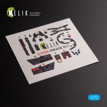 1/72 MIRAGE III C interior 3D for Modelsvit decal