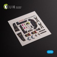 1/72 AVRO VULCAN B.2 Front cockpit interior3D for Airfix decal