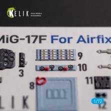 1/72 MiG-17 Fresco Shenyang J5 interior3D for Airfix decal