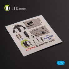 1/72 Brewster 239E interior 3D H.2000/Hasegawa