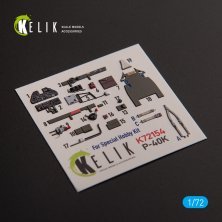 1/72 P-40K interior 3D for Special Hobby