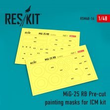 1/48 MiG-25 RB Painting Masks