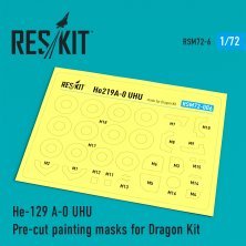 1/72 He-129 A-0 UHU Painting masks