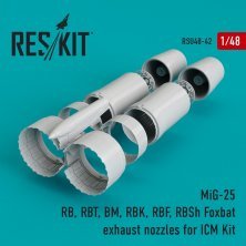 1/48 Mikoyan MiG-25 Foxbat Exhaust Nozzles