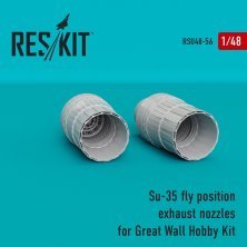 1/48 Sukhoi Su-35 fly position exhaust nozzles