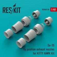 1/48 Sukhoi Su-35 fly position exhaust nozzles