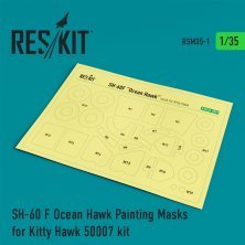 1/35 Sikorsky SH-60F Ocean Hawk canopy and wheels painting masks