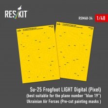 ResKit 1/48 Su-25 Frogfoot Digital Pixel Masken