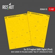ResKit 1/48 Su-25 Frogfoot DARK Digital Pixel Masken ResKit 1/48 Su-25 Frogfoot DARK Digital Pixel Masken