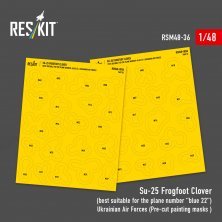 RESKIT Masken Su-25 Frogfoot Clover 1/48