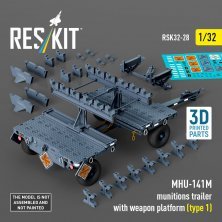 Reskit 1/32 MHU-141M Munitions Trailer Weapon Platform