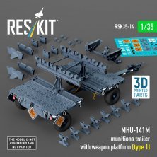 Reskit 1/35 MHU-141M Munitions Trailer Weapon Platform
