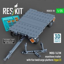 RESKIT 1/35 MHU-141M Munitions Trailer Flat Bed/Cargo