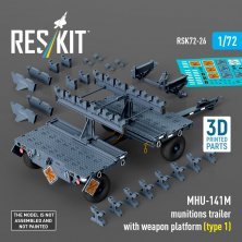 Reskit 1/72 MHU-141M Munitions Trailer Weapon Platform