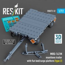Reskit 1/72 MHU-141M Munitions Trailer Flat Bed