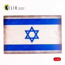 1/48 Israel Flag Base Acrylic 3 mm 410x270